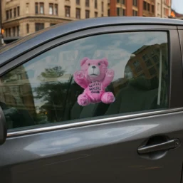 Alternative view of ASSC Window Plush Bear