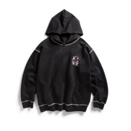 Alternative view of CONTRAST STITCH HOODIE