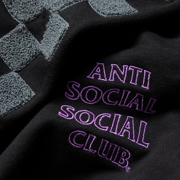 CHENILLE CHECKERED HOODIE - Image 3