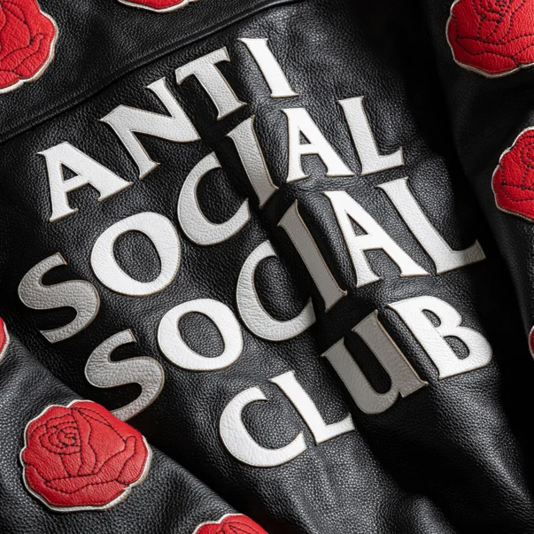 PETAL TO THE METAL LEATHER VARSITY JACKET - Image 3