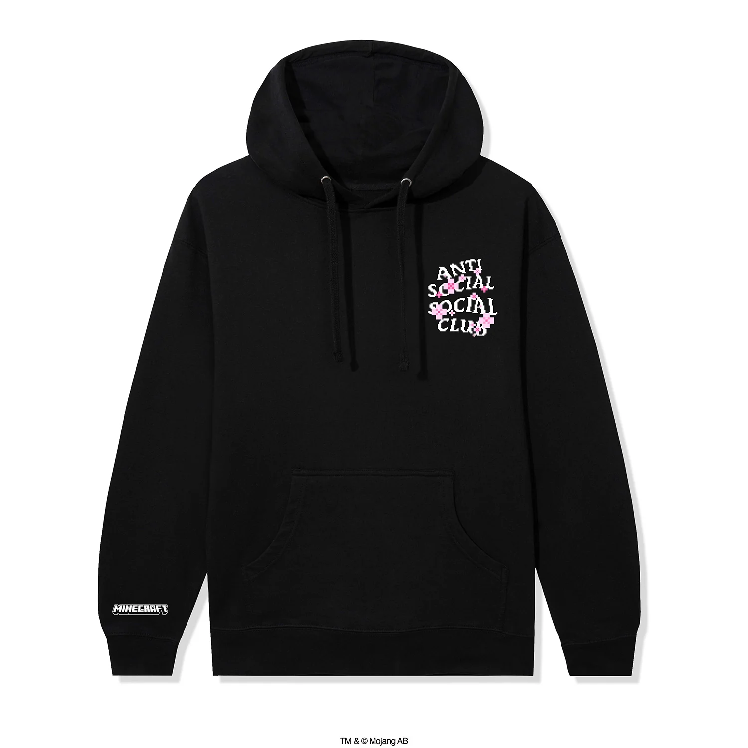ASSC x Minecraft Cherry Blossom Hoodie - Black - Image 2