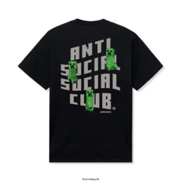 ASSC x Minecraft Creeper Logo Tee - Black