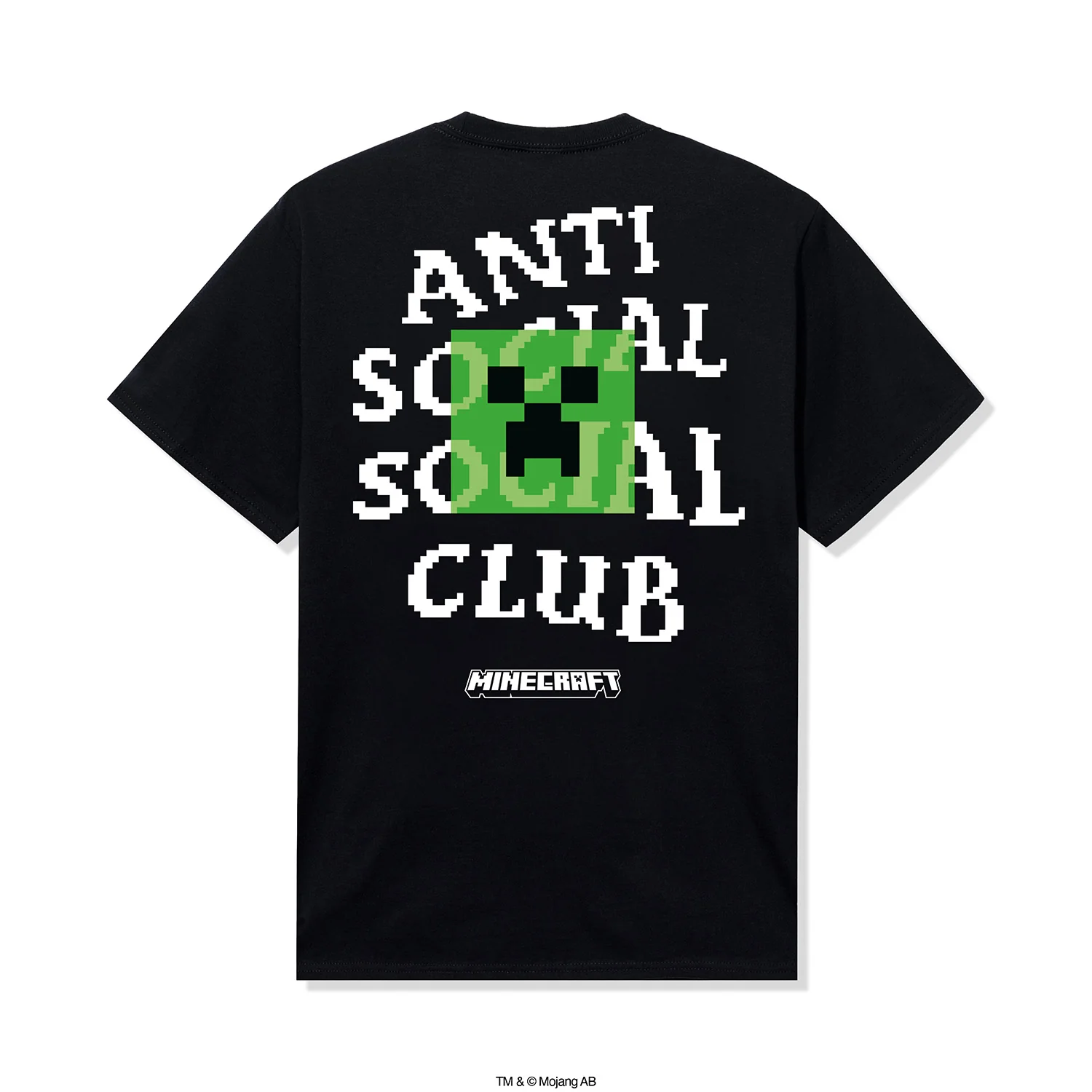ASSC x Minecraft Creeper Head Logo Tee - Black