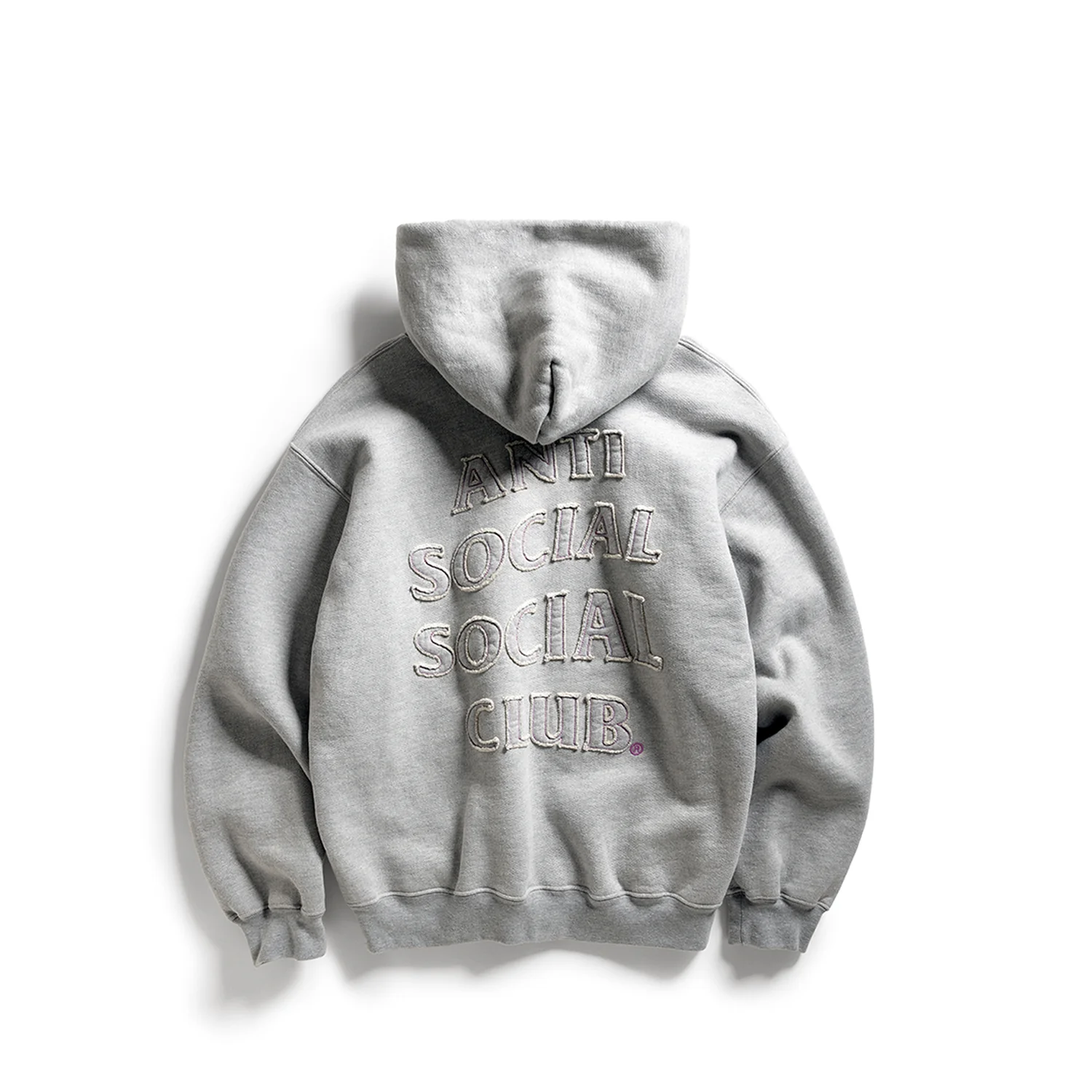 APPLIQUE MIND GAMES HOODIE - GRAY