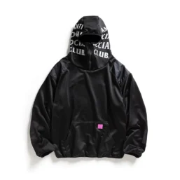 SKI MASK HOODIE - BLACK