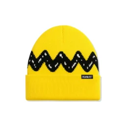 Alternative view of ASSC x Peanuts Zig Zag Fold Beanie